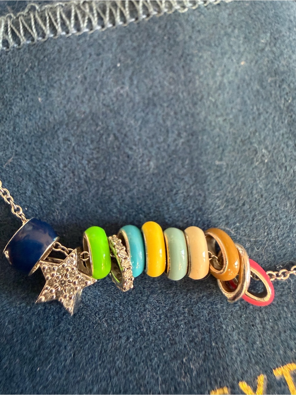 Adina Reyter necklace (15-16 in) with diamond pave and colored mini beads! ⭐️ - Picture 3 of 6